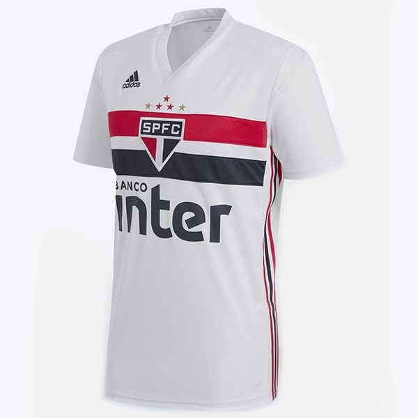 Tailandia Camiseta São Paulo 1ª Kit 2019 2020 Blanco